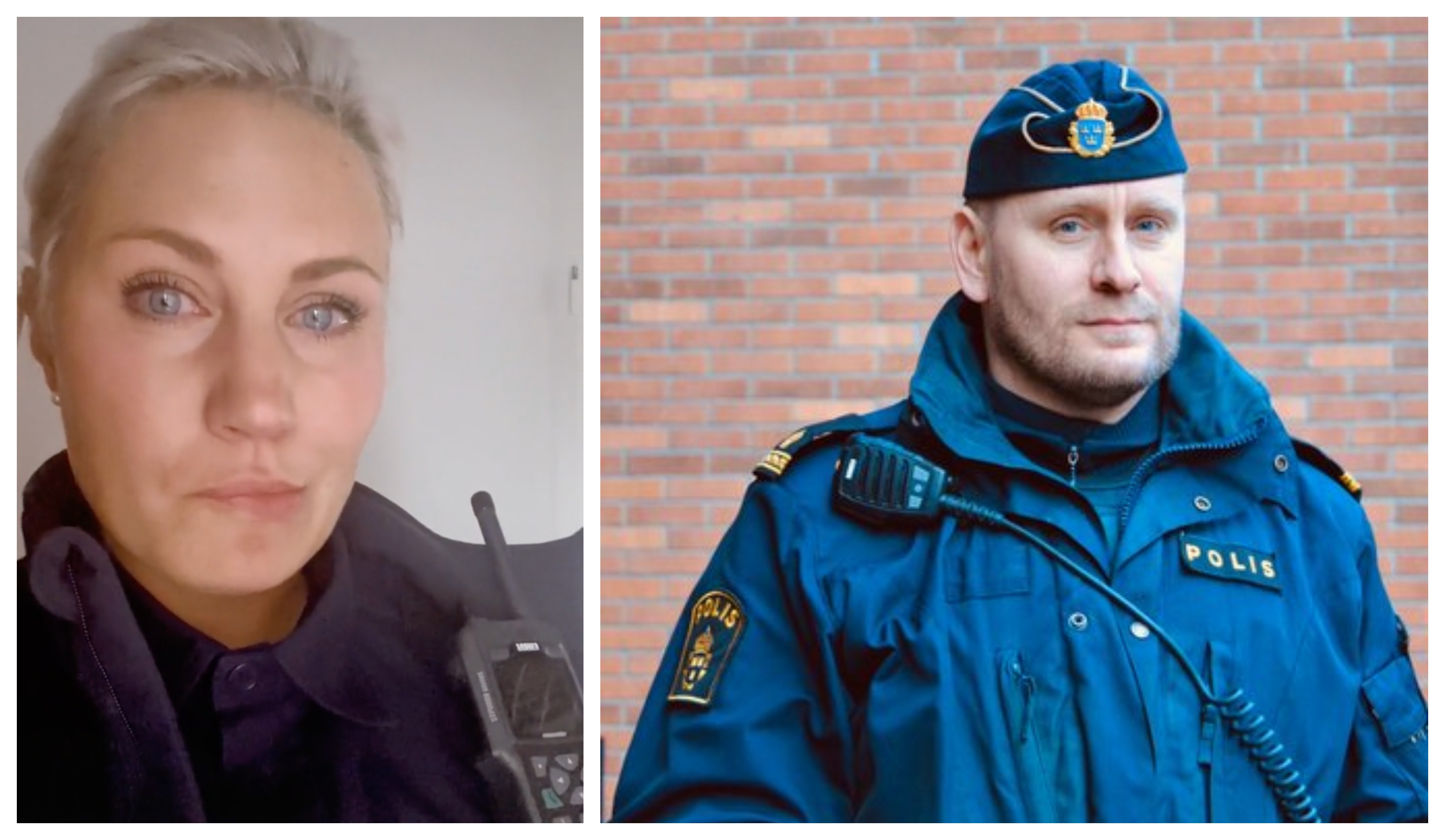 Områdespolisen Emma Svensson, 36, delade en Tiktok-video som väckt blandade reaktioner.